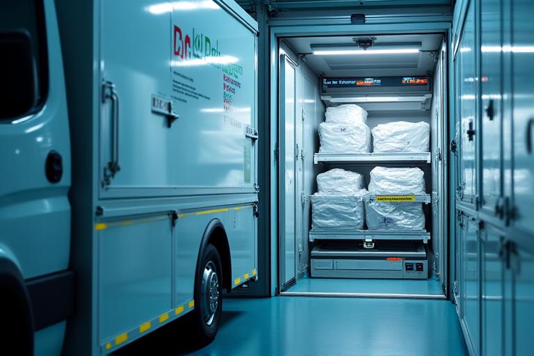 Transporte refrigerado para alimentos y medicamentos